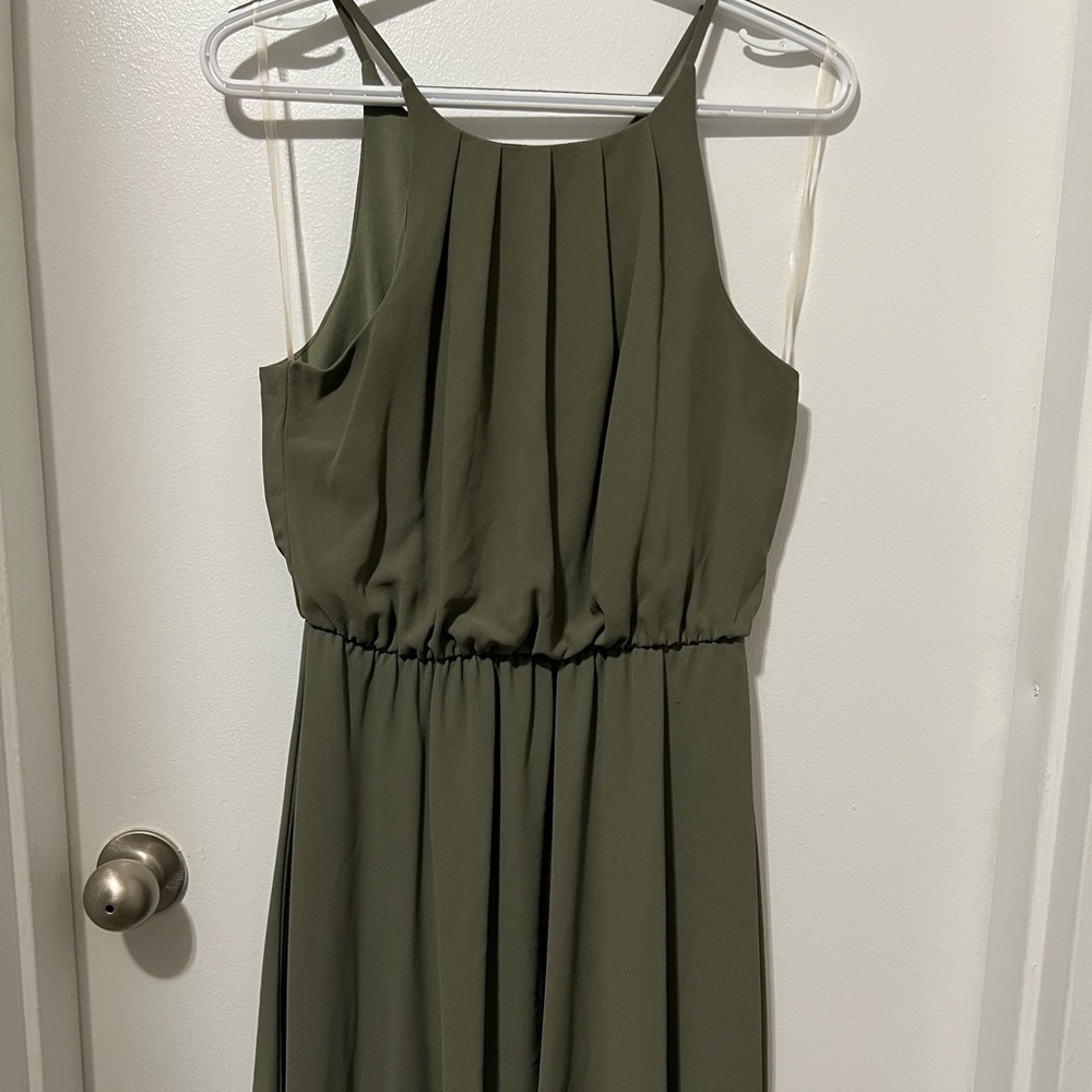 Olive Green Dress